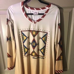 Lauren Good Day Parfleche tunic